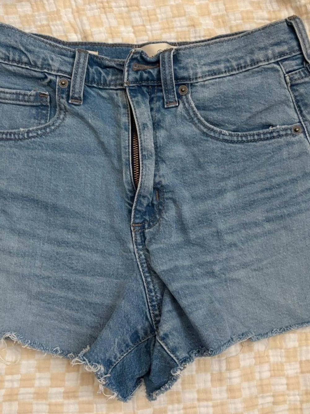 Universal Light Blue Denim Cutoff Shorts
